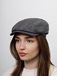 Кепка STETSON арт. 6382505 DRIVER CAP SILK (темно-серый)